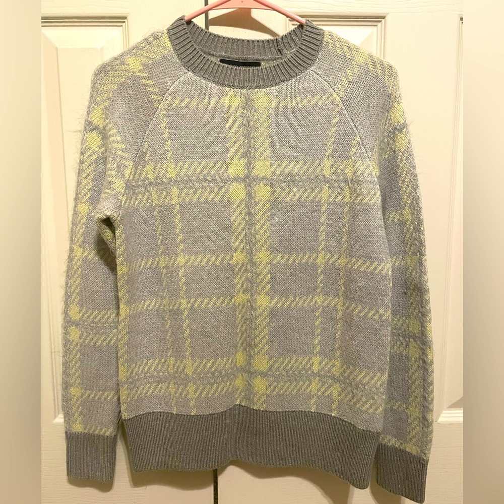 Banana Republic window pane sweater, brand new.